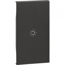 Cover con Simbolo Luce/Risveglio Nero Bticino Living Now KG01MH2A