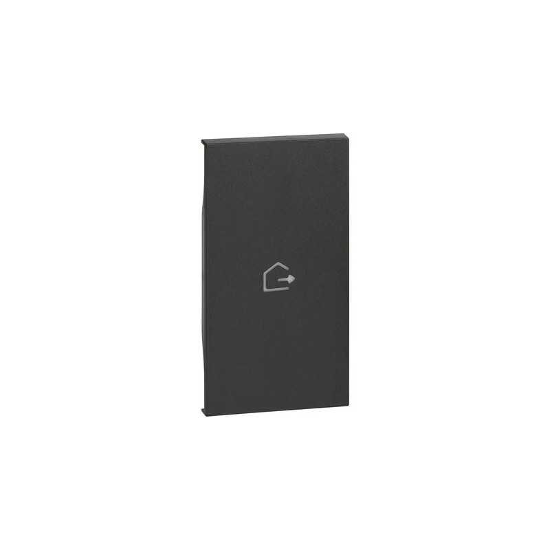 Cover con Simbolo Uscita Nero Bticino Living Now KG01MH2GEN