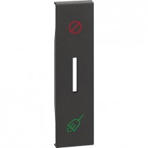 Cover Hotel con Simbolo Non Disturbare/Riordinare Nero Bticino Living Now KG06H