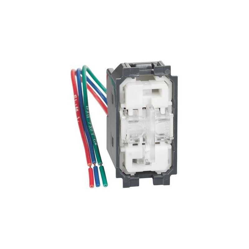 Commutatore per Hotel a Doppio Tasto I/O/I Bticino Living Now K4027H