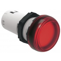 Indicatore luminoso monoblocco foro 22mm 230V AC rosso Lovato LPMLM4