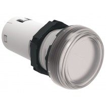 Indicatore luminoso monoblocco foro 22mm 230V AC trasparente Lovato LPMLM7