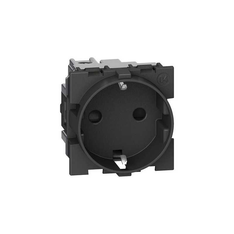 Presa 2P+T 16A Standard Tedesco Nero Bticino Living Now KG4141