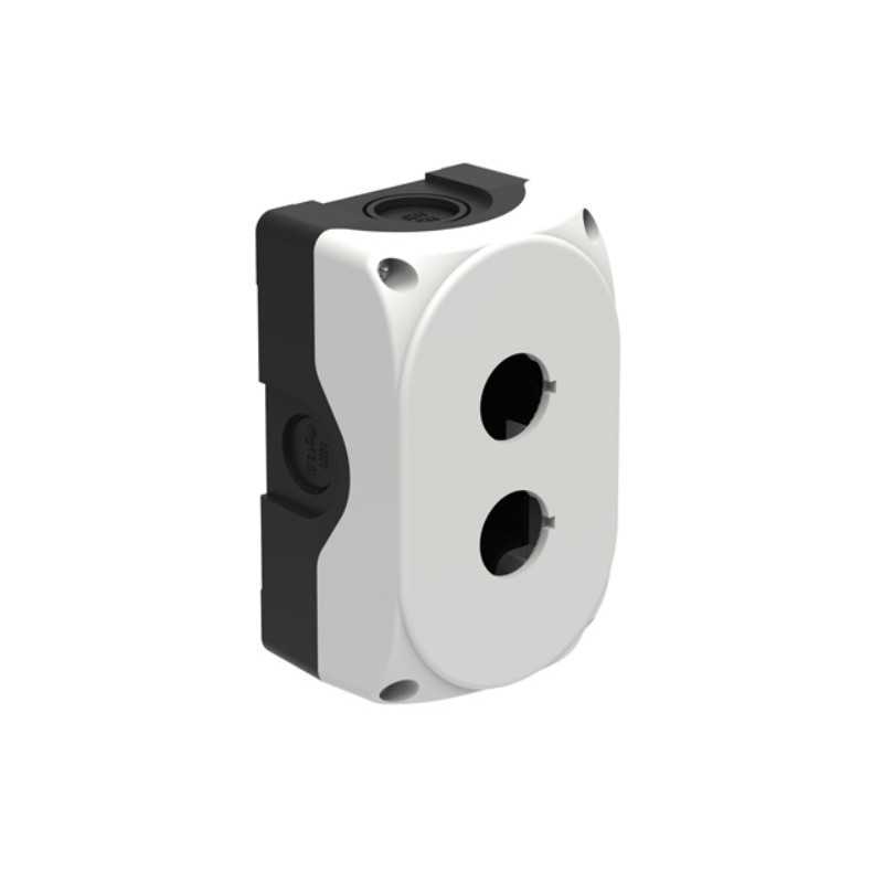 Contenitore per 2 operatori e segnalatori Lovato coperchio grigio LPZP2A8