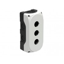 Contenitore per 3 operatori e segnalatori Lovato coperchio grigio LPZP3A8