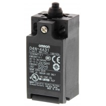 Finecorsa a scatto 1NA+1NC con testa piana Omron D4N1131