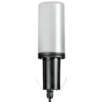 Lampione Testa Palo Nero Testurizzato E27 New Stelo TP Mareco 1053101N