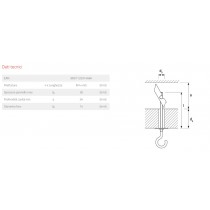 Tassello Fissaggio ad ancora con occhiolo chiuso Fischer KDO 4 misure