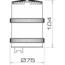Segnalatore Acustico Piezoelettrico 12/48V IP54 Sirena 27718