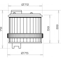 Modulo Luminoso Lampeggiante Ambra 24/240V TWS Sirena 27722