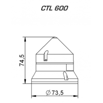 Segnalatore Luminoso Giallo 24/240V CTL Sirena 33575