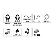 Avvisatore Acustico Elettromeccanico 24V Sirena 42253