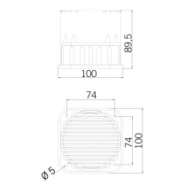 Sirena Elettronica a Cinque Suoni 240V Sirena 50418