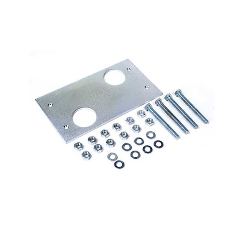 Piastra di fondazione con regolazioni laterali ed in altezza FAAC 737816