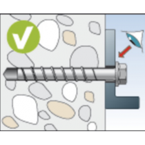 Vite per Calcestruzzo in Acciaio Zincato Fischer FBS II 8x80 30/15 US TX