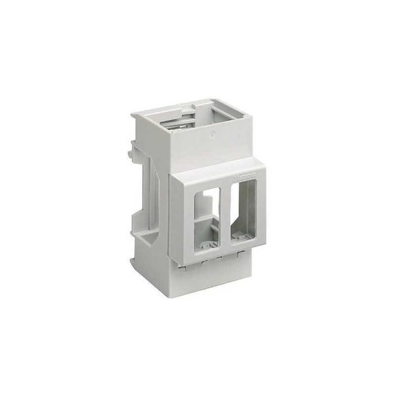 Supporto per applicazione di 2 Modulo Magic su guida DIN35 BTicino E80BM