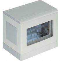 Torretta bifacciale in alluminio 4+4 posti su supporto apposito Bticino 150655