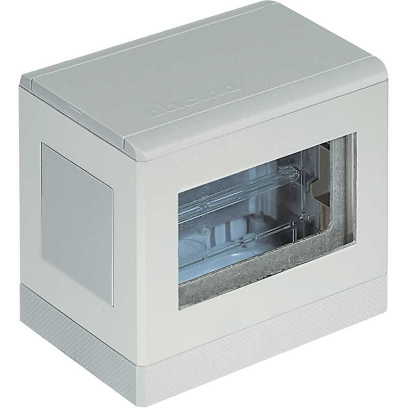 Torretta bifacciale in alluminio 4+4 posti su supporto apposito Bticino 150655