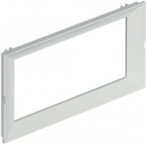 Supporto e mostrina 4 moduli LivingLight grigio Tech per torrette bifacciali Bticino 150675
