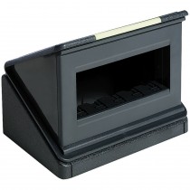 Torretta monofacciale 5 Posti con telaio e placca Livinglight Bticino 150535