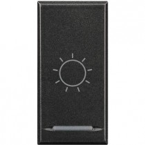 Copritasto 1 Funzione con Simbolo LUCE e Lente Illuminabile Bticino Axolute HS4915BA