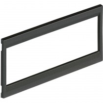 Placca antracite 6 moduli LivingLight per telaio 16135 Bticino 16136F6G