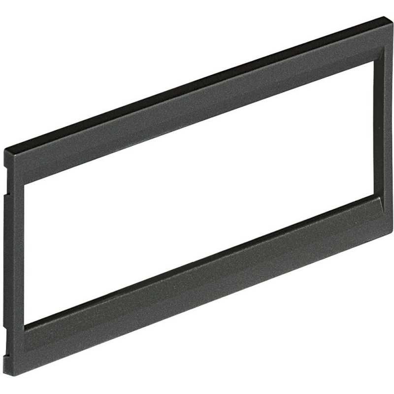 Placca antracite 6 moduli LivingLight per telaio 16135 Bticino 16136F6G