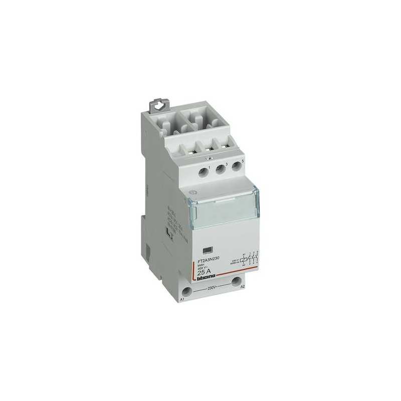 Contattore 4NO -  25A  - 24 V  - 2 Moduli DIN Bticino FT2A4N24