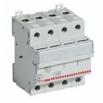 Portafusibile 3P+N 32A 4 moduli Bticino F323N