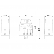 Rele' Quid Vimar Silenzioso funzione interruttore 03991 MISURE