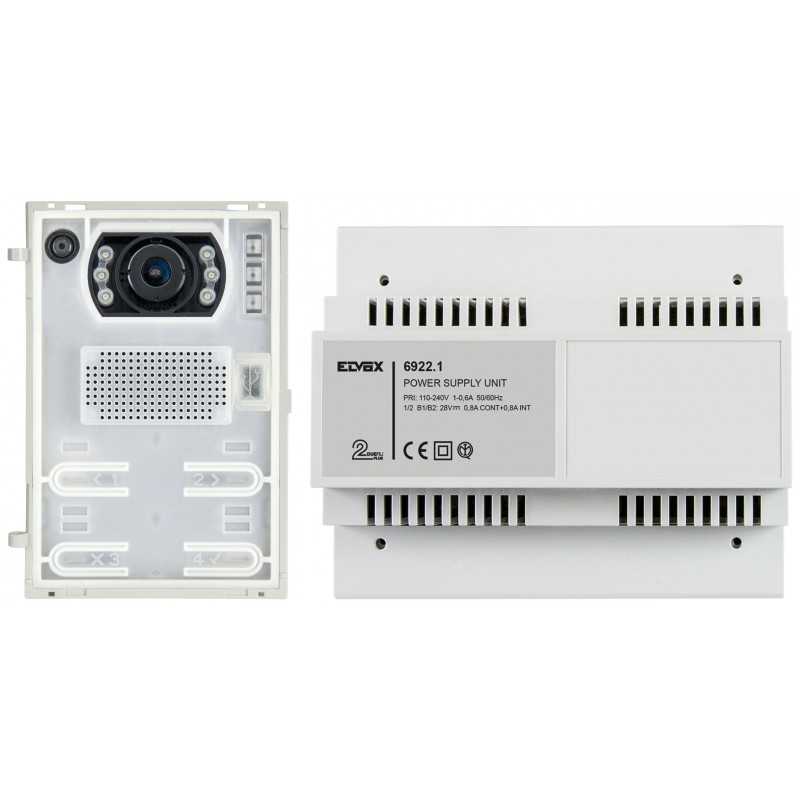 Kit audio/video espandibile Due Fili Plus ELVOX K41005