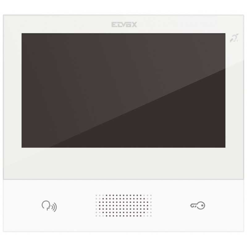 Videocitofono Tab 7S WiFi vivavoce bianco ELVOX 40507