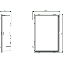 Targa Portanomi Retroilluminata a LED Bianchi ELVOX 41015