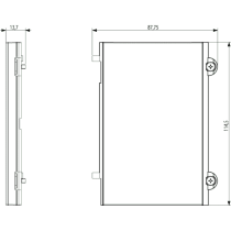 Modulo Frontale Portanomi o Numero Civico Pixel ELVOX 41115