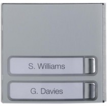 Frontale con due tasti e cartellini portanome BPT MTMF2P 60020110