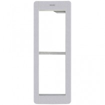 Supporto con Cornice 2 Moduli Serie Pixel Grigio ELVOX 41132.01