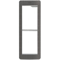 Supporto con Cornice 2 Moduli Serie Pixel Ardesia ELVOX 41132.02