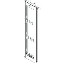 Supporto con Cornice 3 Moduli Serie Pixel Grigio ELVOX 41133.01