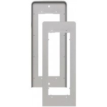 Adattatore Universale 2 Moduli con Cornice Parapioggia Grigio ELVOX 41136.01