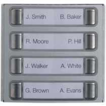 Frontale con otto tasti e cartellini portanome BPT MTMF8P 60020140