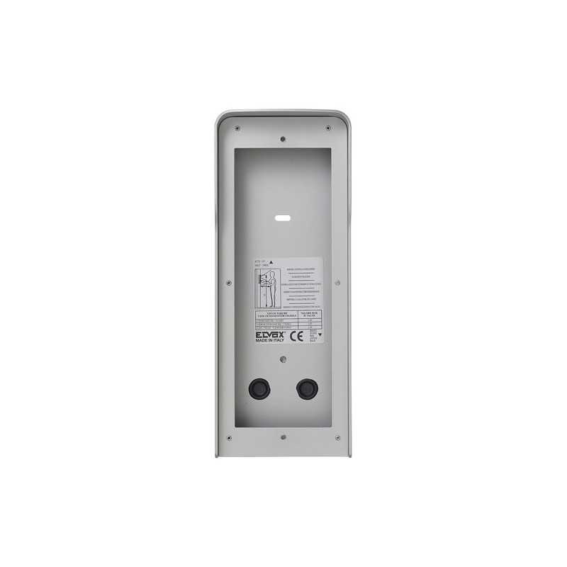 Scatola da Parete con Parapioggia 2 Moduli Grigio Pixel ELVOX 41152.01
