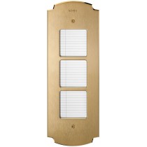 Placca 2 Moduli Portanomi in Ottone Serie Patavium ELVOX 41642