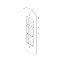 Placca 2 Moduli Portanomi in Ottone Serie Patavium ELVOX 41642