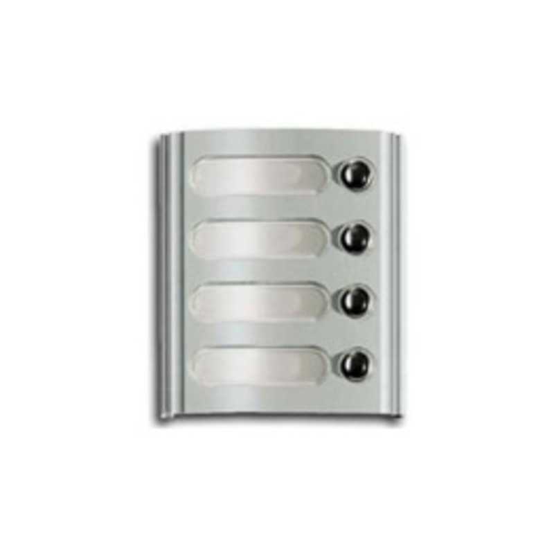 Frontale con Quattro Tasti e Cartellini Portanome Serie TARGA ELVOX 8004