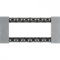 Placca Moon Bticino Living Now sei posti Zama KA4806NW