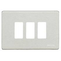 PLACCA 3 MODULI INOX TICINO MAGIC 503/3/X