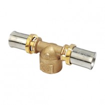 Raccordo a T filettato 34 femmina  per tubi 32X3 Giacomini RM154Y050