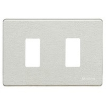 PLACCA 2 MODULI RESINA TICINO MAGIC 503/2/R