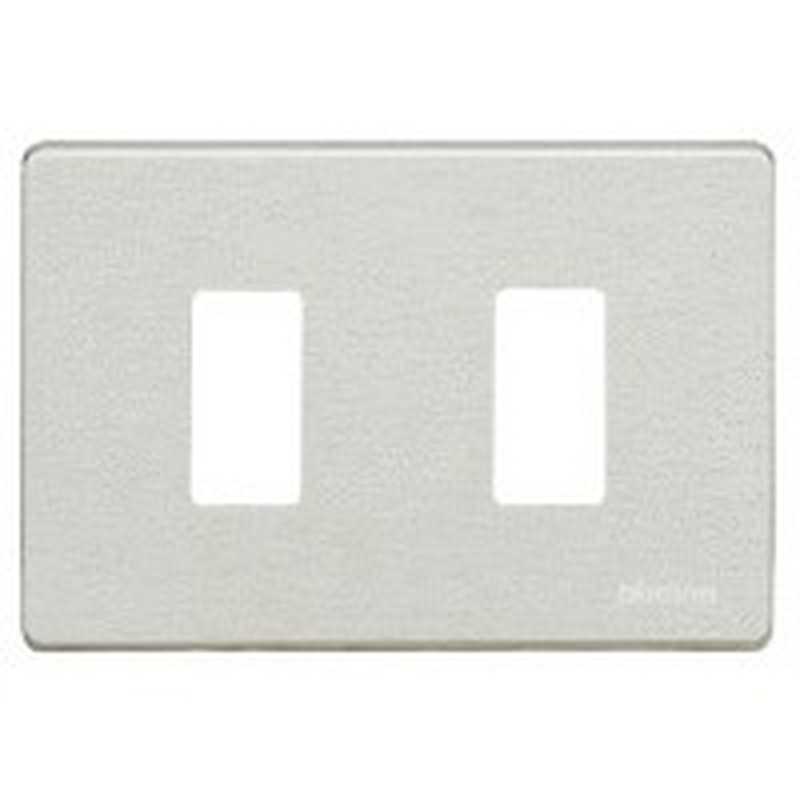 PLACCA 2 MODULI RESINA TICINO MAGIC 503/2/R