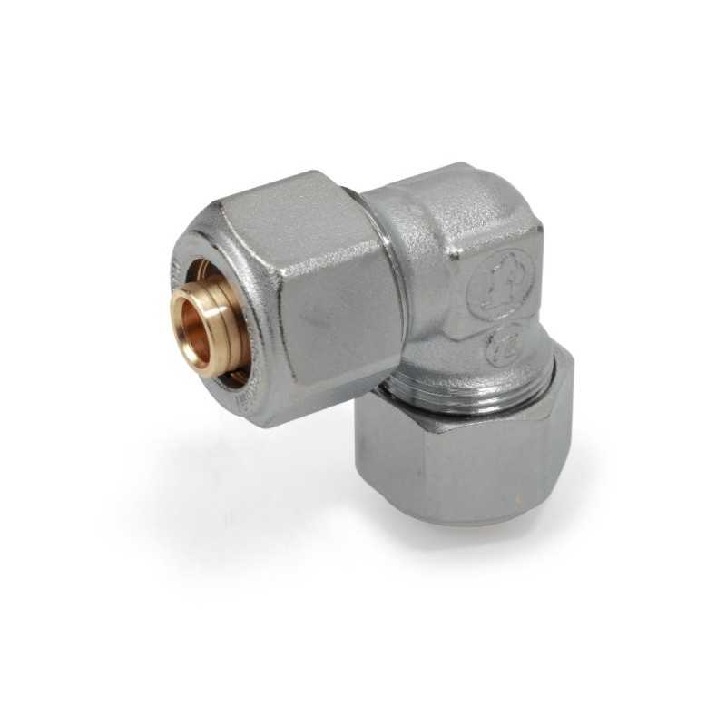 Raccordo curvo per tubi in plastica o multistrato 26X3 Giacomini R561MX062